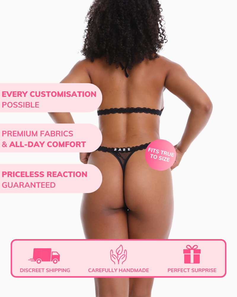 Personalize Thong